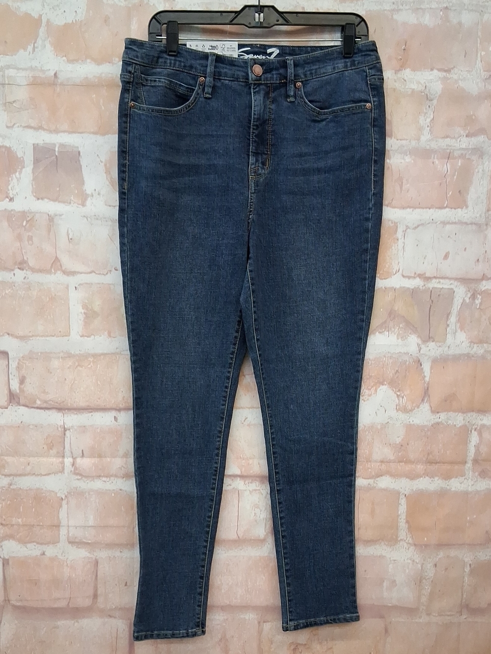 NWT Seven7 Dark Blue Women's Skinny Jeans